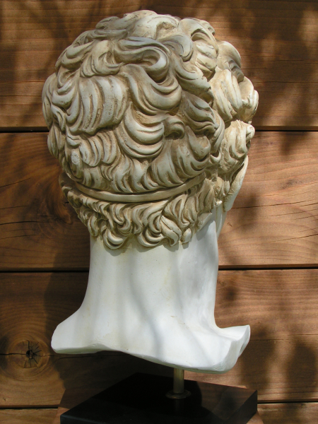 Hermes replica with Dionysos boy, 31 cm, 3,2 kg