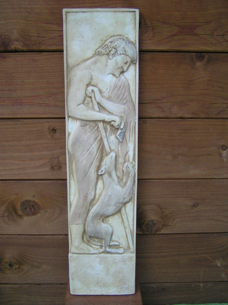 Anaxandros-Grabstele, 59 cm x 14 cm, 2,5 kg, zum Aufhängen