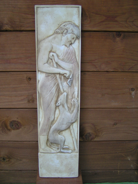 Anaxandros-Grabstele, 59 cm x 14 cm, 2,5 kg, zum Aufhängen