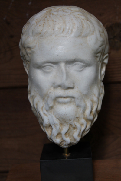 Platon/Plato-Haupt Glyptothek München, 20 cm, 8,2 cm breit, 0,9 kg Gewicht