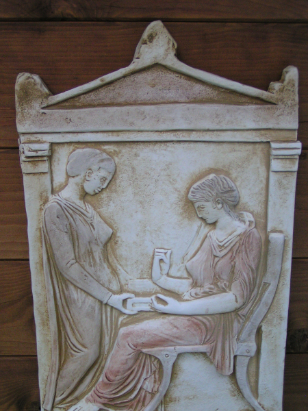 Hegeso grave relief replica, 49 x 29 cm, 4,5 kg