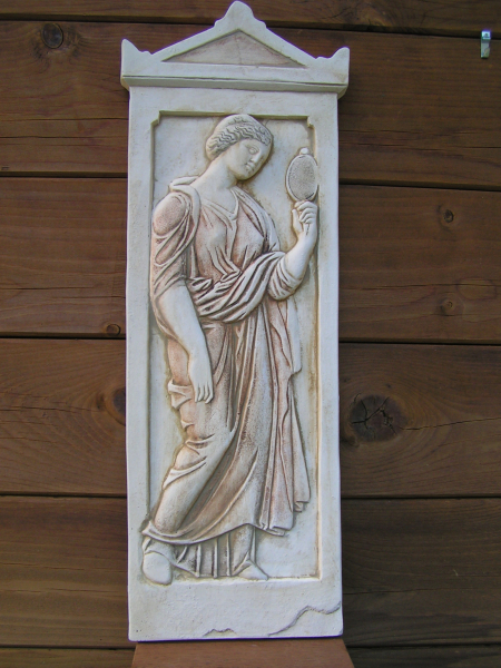 Pausimache-Grabstele 50 cm x 18 cm, 3,2 kg, zum Aufhängen