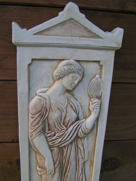 Pausimache grave stele Nationalmuseum Athen, Pausimache replica, 50 x 18 cm, 3,2 kg