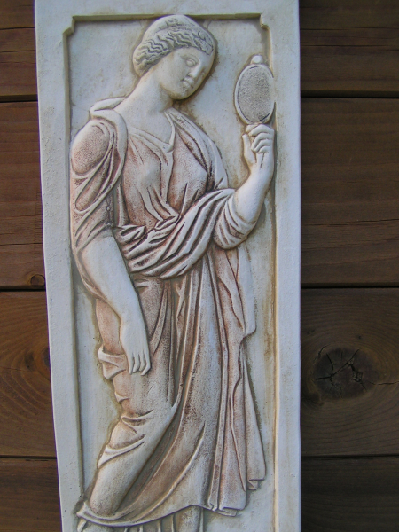 Pausimache grave stele Nationalmuseum Athen, Pausimache replica, 50 x 18 cm, 3,2 kg