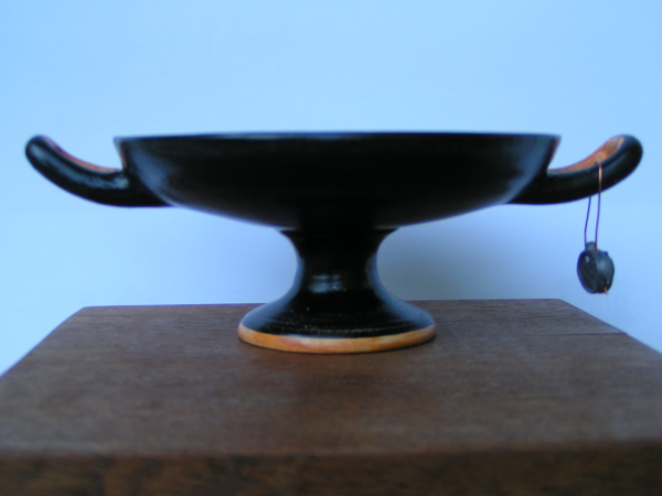 Dionysos-Schale Exekias-Kylix der Glyptothek München, handbemalt, 16,3 cm Durchmesser