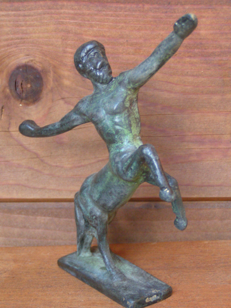 Zentauer Kentauer Fabelwesen, Bronzestatuette 15,5 cm hoch, 11,5 cm breit, 0,7 kg