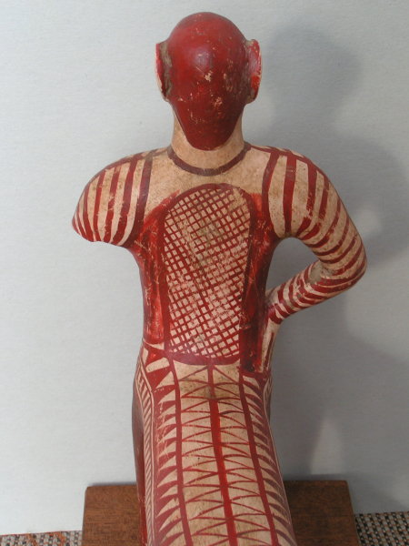 Centaur protogeometric period, Centaur from Lefkandi replica, Centaur Museum of Eretria, handmade and handpainted,  31,8 cm, 1,1 kg, terracotta