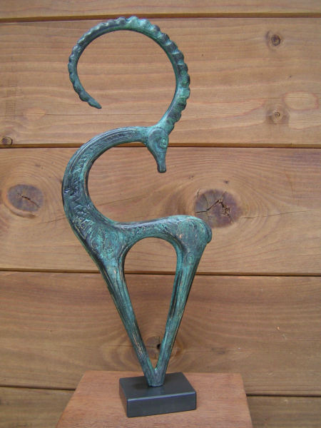 Steinbock Bronze 33 cm hoch, 12 cm breit, 800 g