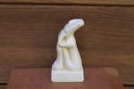 Cycladic idol "Thinker", 8,5 cm size, 300 g weight