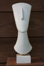 Idol of the Cyclades, 26.7 cm, 1.1 kg, beige artificial marble base