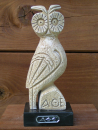 Owl Athena replica, 17,5 cm, 0,8 kg, black marble base
