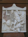Grave Stele of Dexileos Museum Replica No 1003, 20 x 23 cm, 1,1 kg
