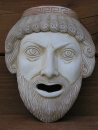 Zeus theatre mask museum replicat, 17 cm x 13 cm, 0,4 kg