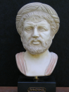 Pythagoras mystic bust replica, 17 cm, 1 kg, black marble base