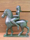 Reiterdarstellung aus Bronze, Dodona, wahrscheinlich Dioskuren, 14 cm hoch, 11 cm breit, 0,8 kg