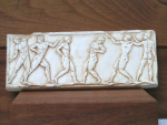 Youths in the Palästra relief replica, 8 x 20 cm, 300 g