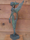 Victory god Nike bronze replica, 32,2 cm high, 12,2 cm width, 1,1 kg